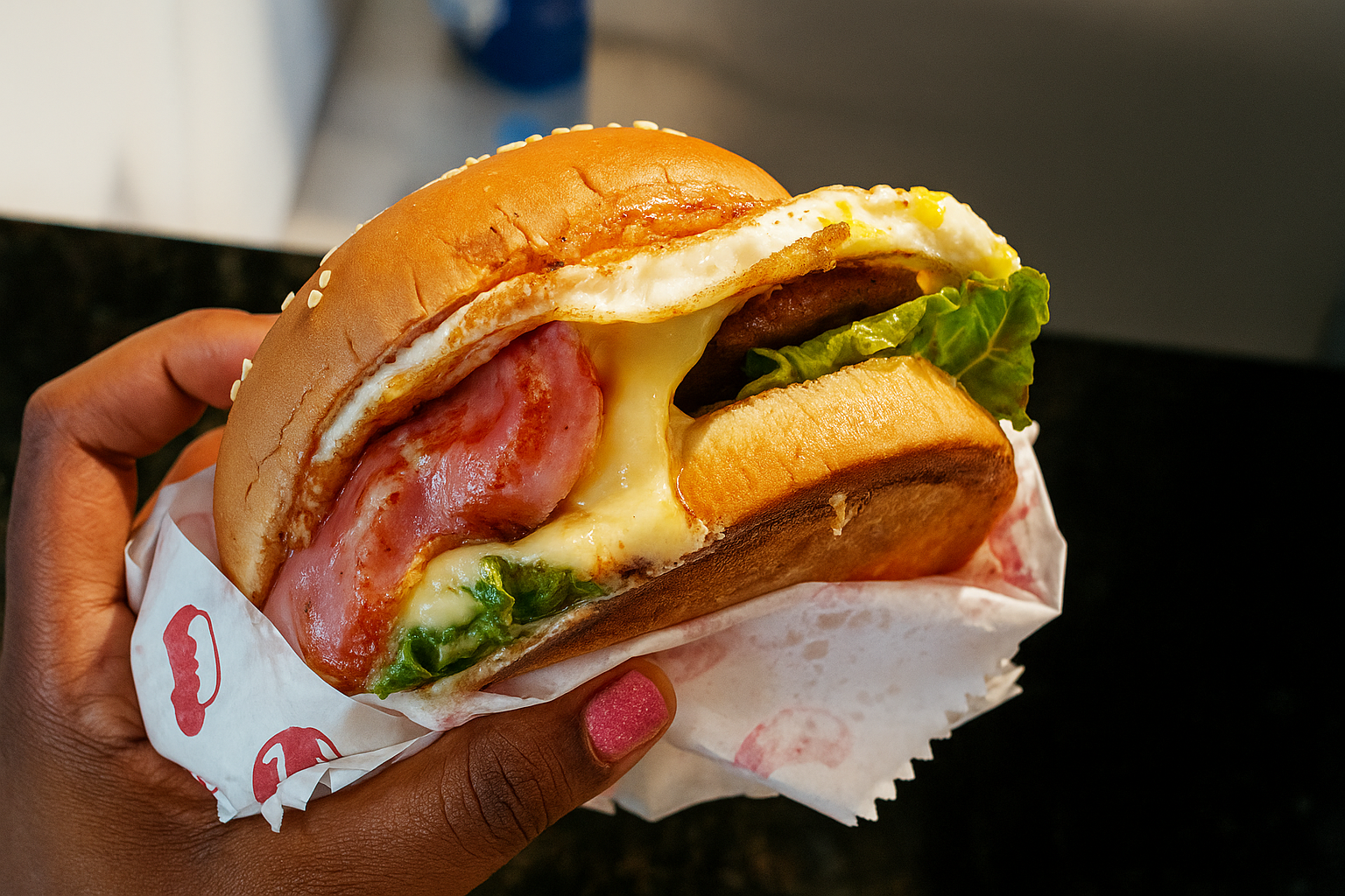 Exemplo de prato depois